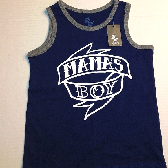 NWT☆Toddler Boy "Mama's Boy" Tank☆The Children's Place Sport☆2T - Picture 8 of 8